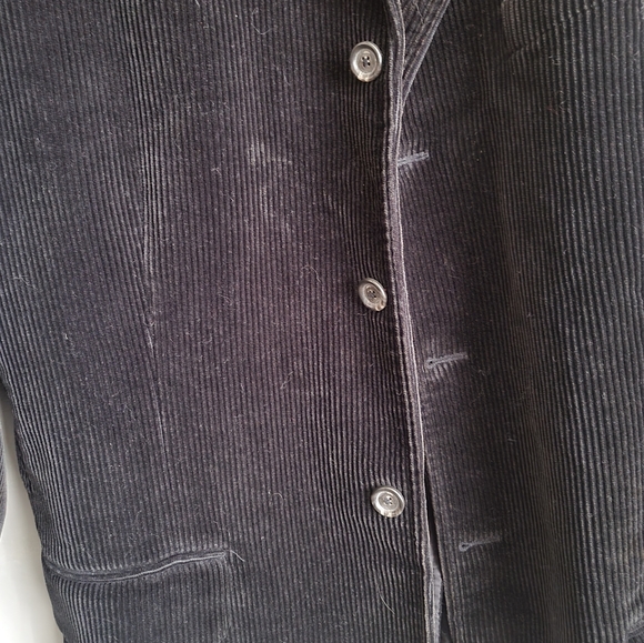Vintage Polo by Ralph Lauren Men’s Corduroy Jacket Sport Coat Sz L Black - Picture 4 of 15